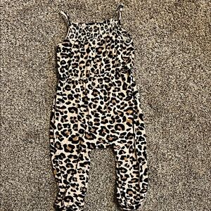 Posh Peanut Animal Print Romper